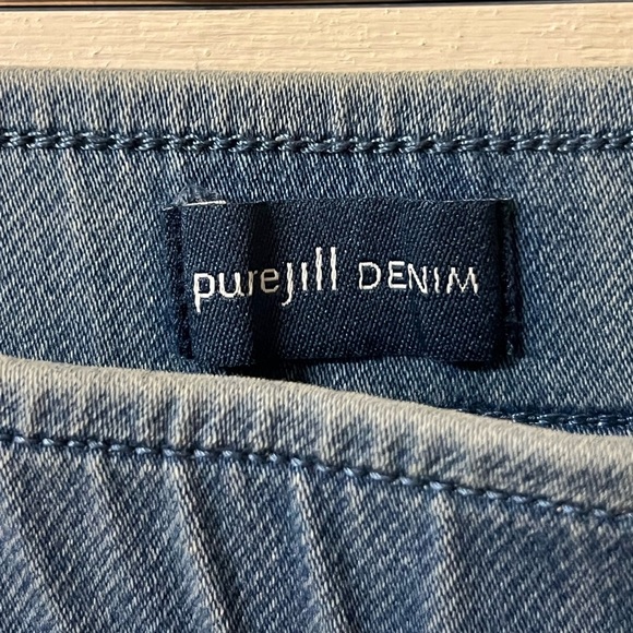 J.Jill Pure Jill Wide Leg Pull On Jeans Regular Lake Vaughn Wash Women’s XS - Picture 5 of 10